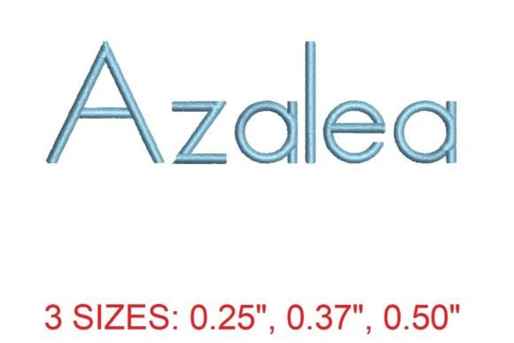 Azalea Embroidery Font Review