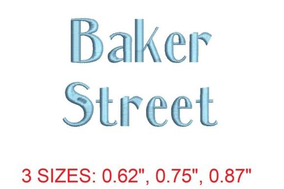 Baker Street Embroidery Font Review