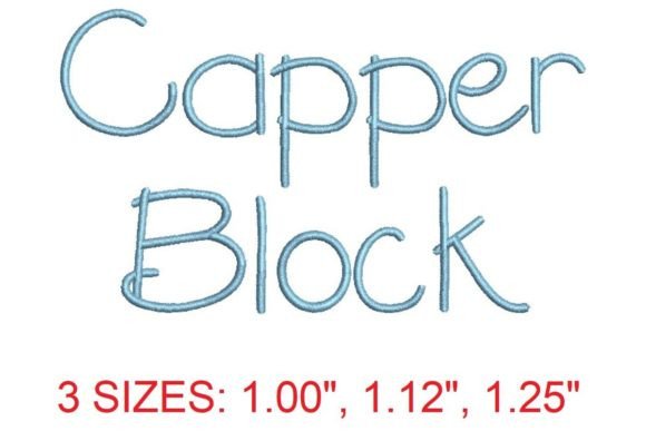 Capper Block Font: A Bold Choice for Personalized Gifts
