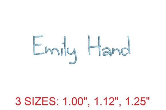 Emily Hand Embroidery Font Review