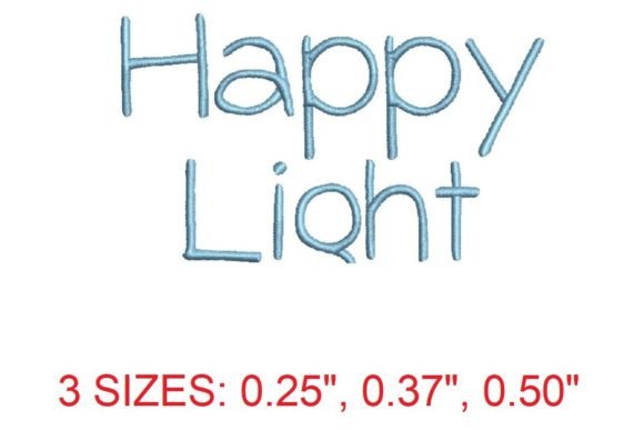 Happy Light Embroidery Font Review