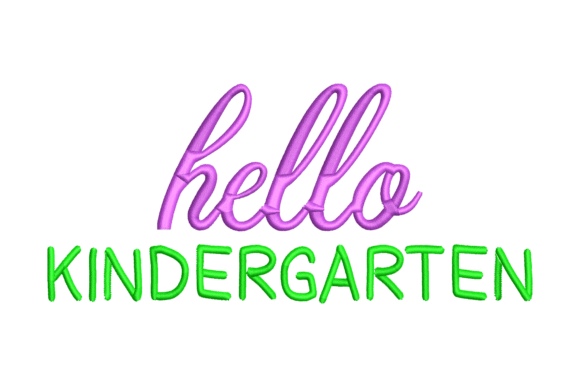 Hello Kindergarten