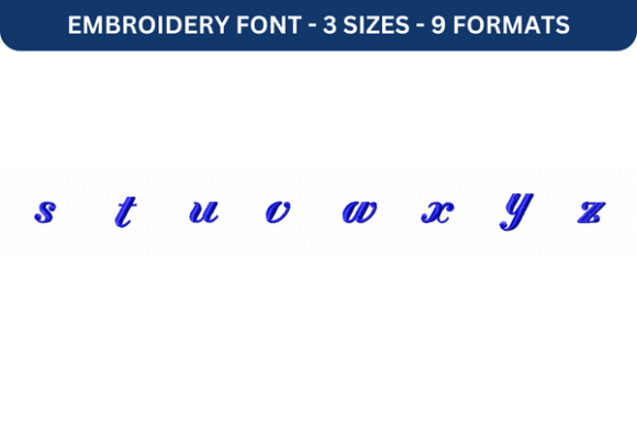 Mademoiselle K Font Lower S to Z
