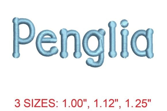 Penglia Embroidery Font Review