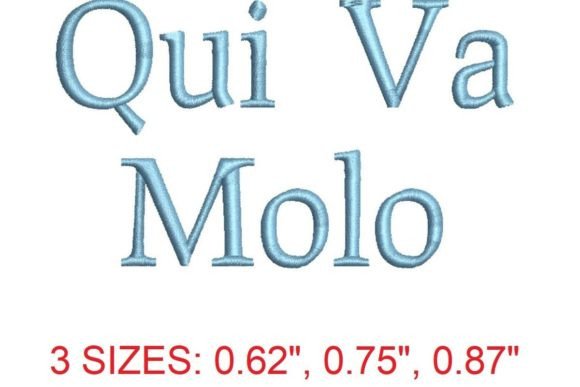 Qui Va Molo Font Review