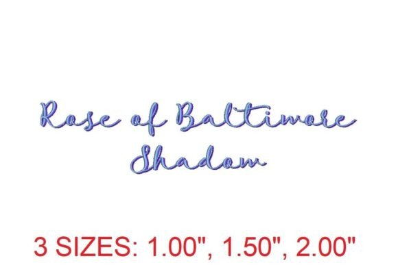 Rose of Baltimore Shadow Font Review