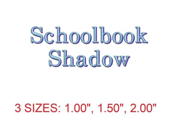 Schoolbook Shadow Font Review