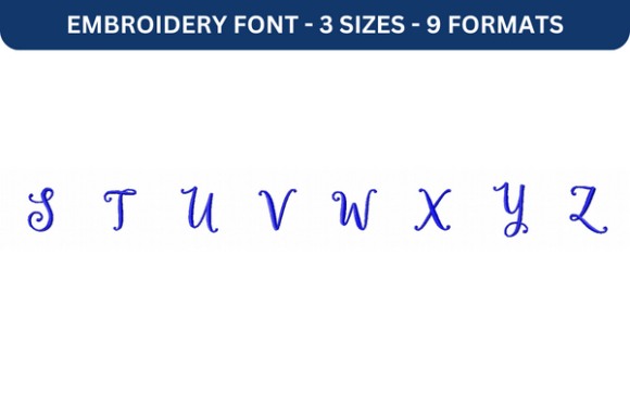 Secret Garden Font Upper S to Z