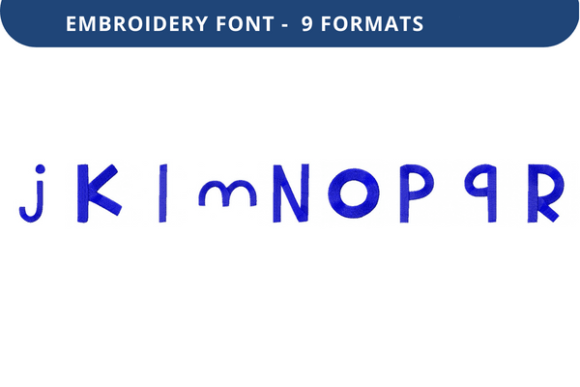 Taffy Luck Font Lowercase J to R