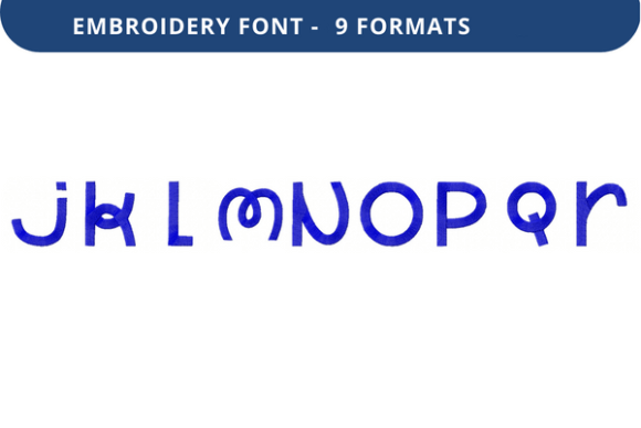 Whimper Willow Font Lowercase J to R
